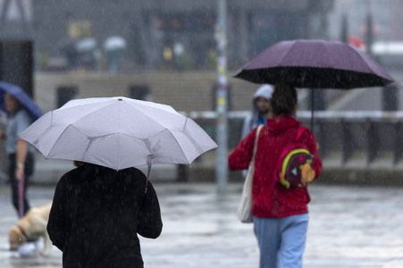 Starke Regenfälle in Hamburg
