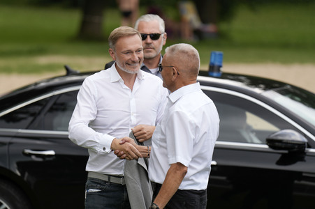 Landtagswahlkampf der FDP in Blankenfelde-Mahlow