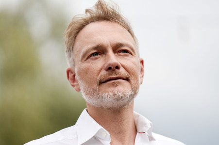 Landtagswahlkampf der FDP in Blankenfelde-Mahlow