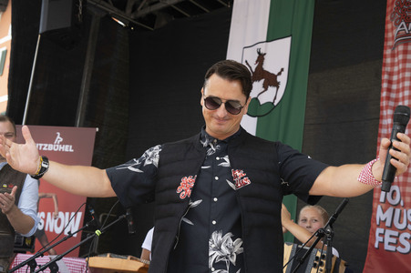 Pressekonferenz mit Andreas Gabalier in Kitzbühel