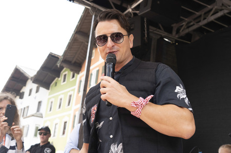 Pressekonferenz mit Andreas Gabalier in Kitzbühel