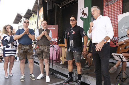Pressekonferenz mit Andreas Gabalier in Kitzbühel