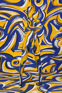 BODYART: Blau-Gelb Splash / Blue-Yellow Splash