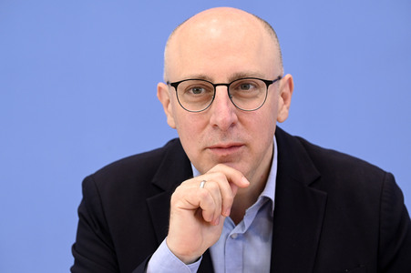 Bundespressekonferenz Wirtschaftsschutzbericht in Berlin