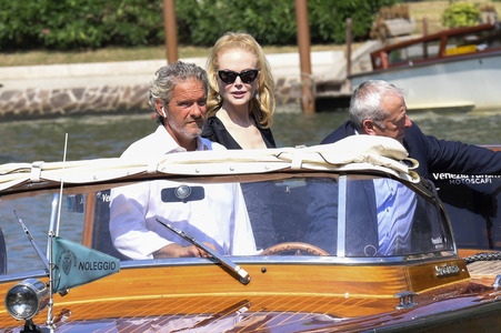 Ankunft von Nicole Kidman am Hotel Excelsior, Internationale Filmfestspiele von Venedig 2024