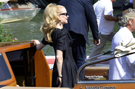 Ankunft von Nicole Kidman am Hotel Excelsior, Internationale Filmfestspiele von Venedig 2024