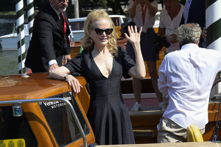 Ankunft von Nicole Kidman am Hotel Excelsior, Internationale Filmfestspiele von Venedig 2024