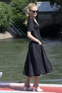 Ankunft von Nicole Kidman am Hotel Excelsior, Internationale Filmfestspiele von Venedig 2024