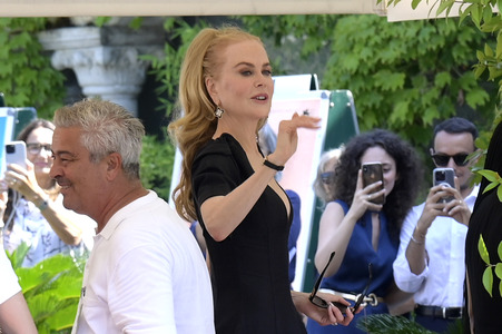 Ankunft von Nicole Kidman am Hotel Excelsior, Internationale Filmfestspiele von Venedig 2024