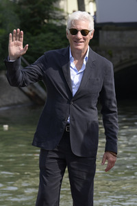 Ankunft von Richard Gere am Hotel Excelsior, Internationale Filmfestspiele von Venedig 2024