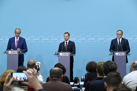 Pressekonferenz der CDU nach den Landtagswahlen in Thüringen und Sachsen in Berlin