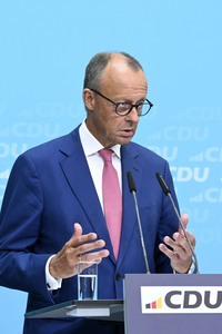 Pressekonferenz der CDU nach den Landtagswahlen in Thüringen und Sachsen in Berlin