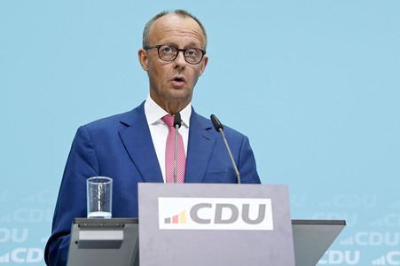 Pressekonferenz der CDU nach den Landtagswahlen in Thüringen und Sachsen in Berlin