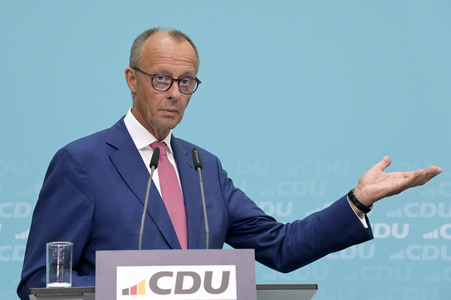 Pressekonferenz der CDU nach den Landtagswahlen in Thüringen und Sachsen in Berlin