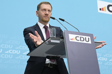 Pressekonferenz der CDU nach den Landtagswahlen in Thüringen und Sachsen in Berlin