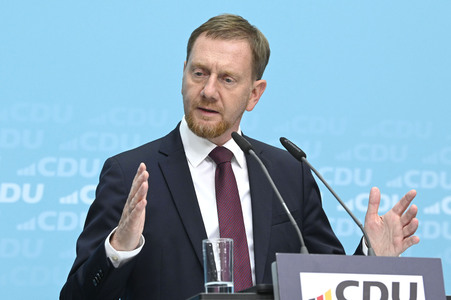 Pressekonferenz der CDU nach den Landtagswahlen in Thüringen und Sachsen in Berlin