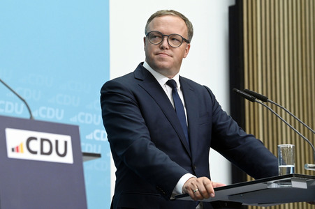 Pressekonferenz der CDU nach den Landtagswahlen in Thüringen und Sachsen in Berlin
