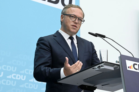 Pressekonferenz der CDU nach den Landtagswahlen in Thüringen und Sachsen in Berlin