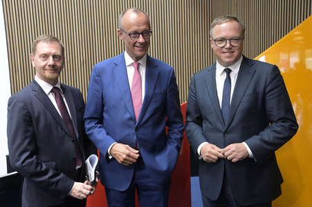 Pressekonferenz der CDU nach den Landtagswahlen in Thüringen und Sachsen in Berlin
