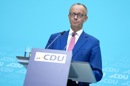 Pressekonferenz der CDU nach den Landtagswahlen in Thüringen und Sachsen in Berlin