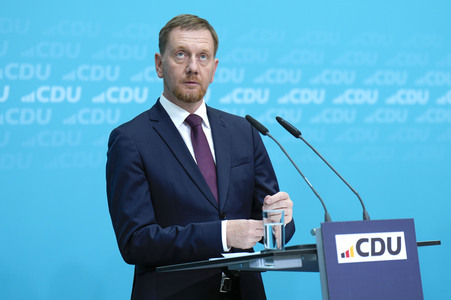 Pressekonferenz der CDU nach den Landtagswahlen in Thüringen und Sachsen in Berlin