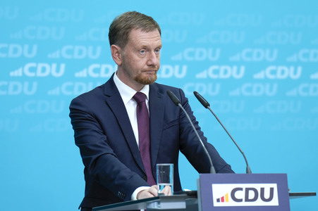 Pressekonferenz der CDU nach den Landtagswahlen in Thüringen und Sachsen in Berlin