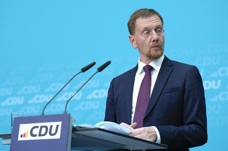 Pressekonferenz der CDU nach den Landtagswahlen in Thüringen und Sachsen in Berlin