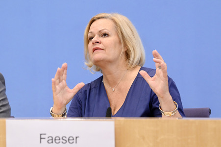 Bundespressekonferenz Bundeslagebild zur Organisierten Kriminalität 2023 in Berlin