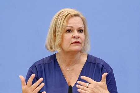 Bundespressekonferenz Bundeslagebild zur Organisierten Kriminalität 2023 in Berlin