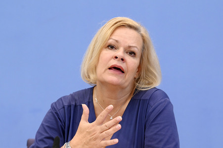 Bundespressekonferenz Bundeslagebild zur Organisierten Kriminalität 2023 in Berlin