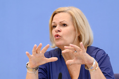 Bundespressekonferenz Bundeslagebild zur Organisierten Kriminalität 2023 in Berlin