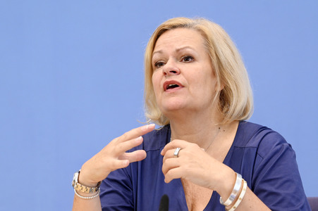 Bundespressekonferenz Bundeslagebild zur Organisierten Kriminalität 2023 in Berlin