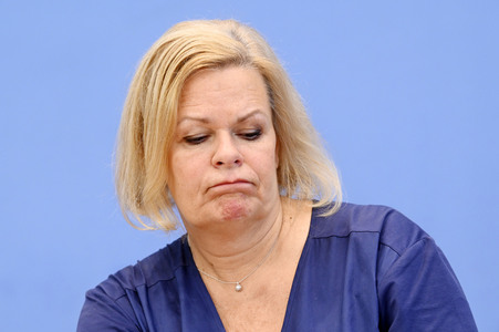 Bundespressekonferenz Bundeslagebild zur Organisierten Kriminalität 2023 in Berlin