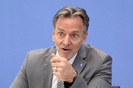 Bundespressekonferenz Bundeslagebild zur Organisierten Kriminalität 2023 in Berlin