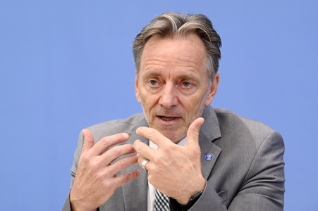 Bundespressekonferenz Bundeslagebild zur Organisierten Kriminalität 2023 in Berlin