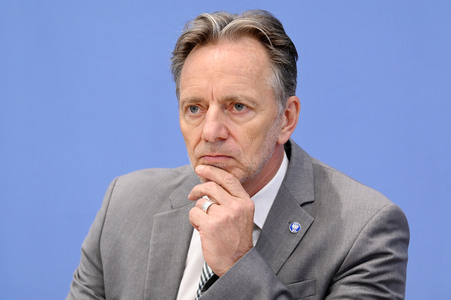 Bundespressekonferenz Bundeslagebild zur Organisierten Kriminalität 2023 in Berlin