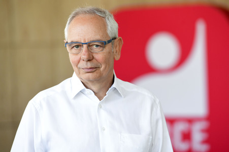 Fototermin mit Michael Vassiliadis in Hannover