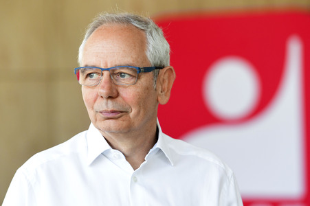 Fototermin mit Michael Vassiliadis in Hannover