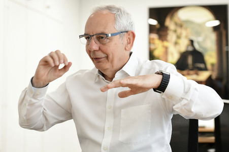 Fototermin mit Michael Vassiliadis in Hannover