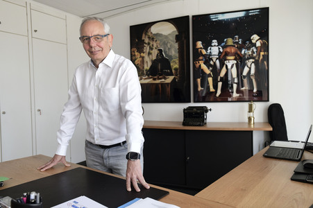 Fototermin mit Michael Vassiliadis in Hannover