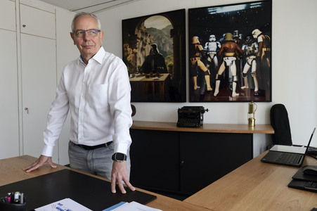 Fototermin mit Michael Vassiliadis in Hannover