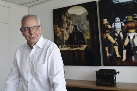 Fototermin mit Michael Vassiliadis in Hannover