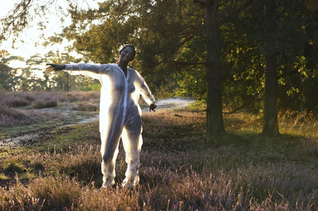 NATURE ART: Heidebäume / Heath Tress Bodypainting