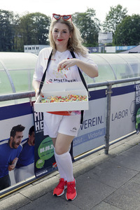 Benefiz-Fußballspiel 'Kicken mit Herz' 2024 in Hamburg