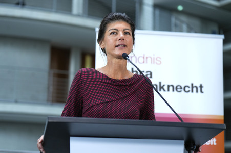 Pressekonferenz des BSW in Berlin