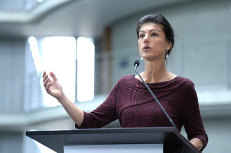 Pressekonferenz des BSW in Berlin