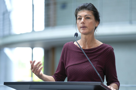 Pressekonferenz des BSW in Berlin