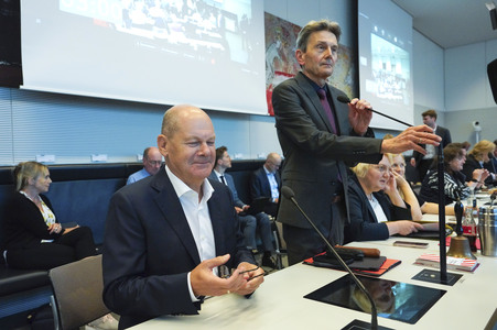 Fraktionssitzung der SPD-Bundestagsfraktion in Berlin