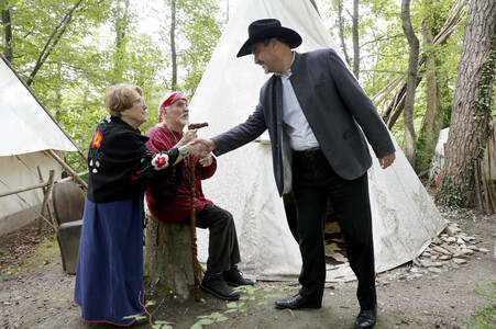 Markus Söder besucht den Cowboy-Club München