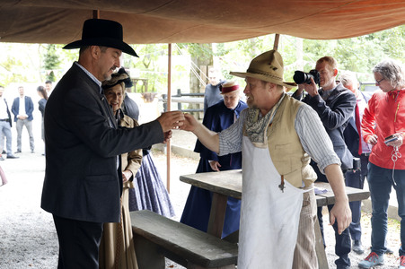 Markus Söder besucht den Cowboy-Club München